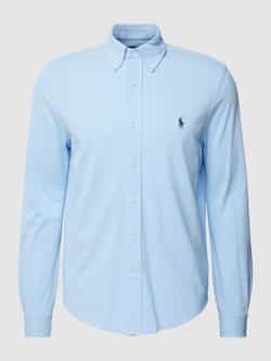 Polo Ralph Lauren Slim fit vrijetijdsoverhemd met logostitching