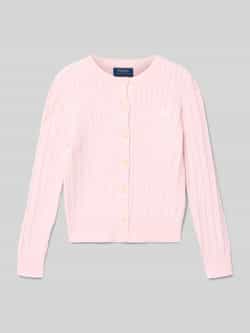 Polo Ralph Lauren Teens Gebreid jack met kabelpatroon en labelstitching