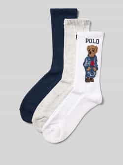 Polo Ralph Lauren Sokken met logostitching in een set van 3 paar model 'Americana'