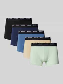 HUGO Boxershort met elastische band met logo in een set van 3 stuks