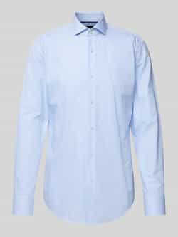 Boss Slim fit zakelijk overhemd met haaikraag model 'Hank'