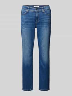 CAMBIO Jeans in used-look in verkorte pasvorm model 'PIPER'