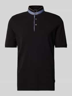 Bugatti Regular fit poloshirt met opstaande kraag