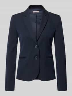 Blazer met strookzakken en reverskraag