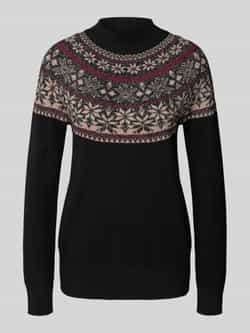 Christian Berg Woman Gebreide pullover met opstaande kraag