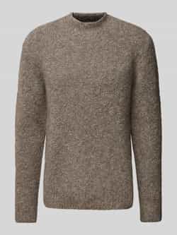 CK Calvin Klein Gebreide pullover met opstaande kraag