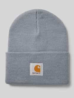 Carhartt Work In Progress Beanie met labelpatch model 'ACRYLIC WATCH HAT'