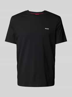 Hugo Boss Stijlvol T-shirt voor mannen Black Heren