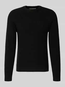 Only & Sons Regular fit gebreide pullover van katoenmix met wol model 'LITUS'
