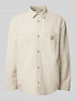 Carhartt Work In Progress Overhemdjack met knoopsluiting model 'Suede'