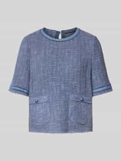 LUISA CERANO Regular fit blouseshirt met opgestikte zakken