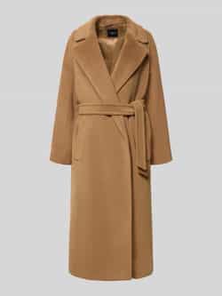 Weekend Max Mara Regular fit lange wollen jas met alpaca en mohair model 'TEMPERA'