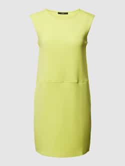 Zero Mini-jurk met geribde ronde hals