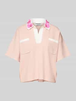 Essentiel Antwerp Gebreid shirt met platte kraag model 'Hoiseau'