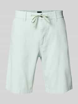 Boss Orange Tapered fit bermuda met elastische band model 'Chino'