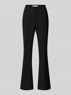 RAFFAELLO ROSSI Flared stoffen broek met siernaden en viscoe model 'DORO'