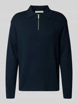 Selected Homme Relaxed fit gebreide pullover van viscosemix model 'TELLER'