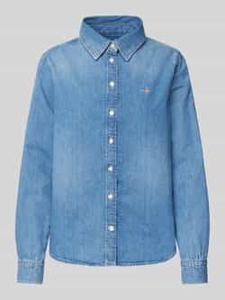 Gant Regular fit overhemdblouse met labelstitching