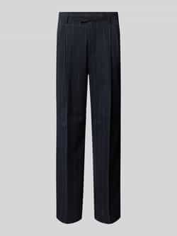 MCNEAL Straight leg pantalon met persplooien