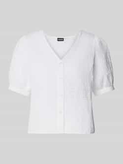 Pieces Regular fit blouse met broderie anglaise model 'TAYA'