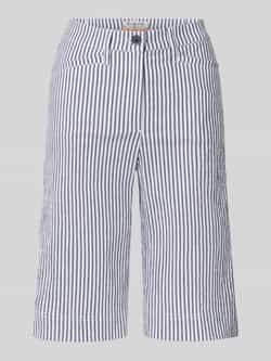 Raphaela By Brax Super slim fit bermuda met steekzakken model 'Lorella'