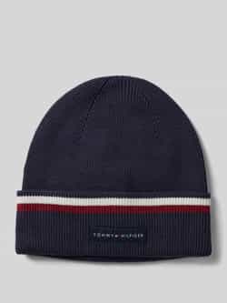 Tommy Hilfiger Gebreide muts met labelpatch model 'LOVE SOLID'