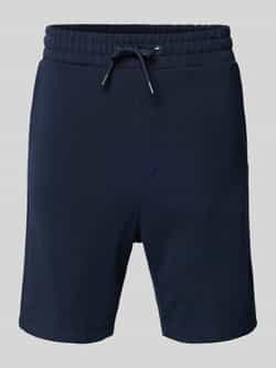 JACK & JONES PANTS STUDIO regular fit sweatshort JPSTGORDON donkerblauw