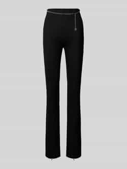 HUGO Stoffen broek van viscose met riem model 'Norinda'