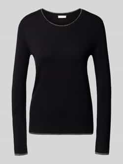 Liu Jo White Regular fit shirt met lange mouwen van viscosemix met ronde hals