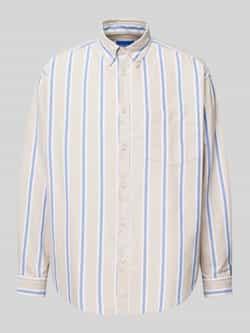 Hugo Blue Regular fit vrijetijdsoverhemd met button-downkraag model 'Ebill'