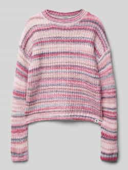 Garcia Gebreide pullover met labeldetail