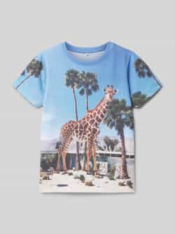Name it T-shirt met motiefprint model 'JOKE'