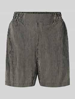 Tom Tailor Denim Korte relaxed fit broek met structuurmotief