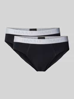 Hanro Slip met labeldetails in een set van 2 stuks