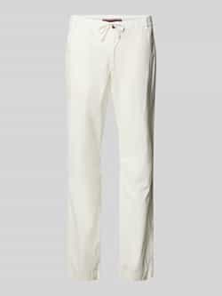 Tommy Hilfiger Straight leg chino van een mix van katoen en elastaan