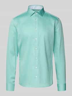 Seidensticker Slim fit zakelijk overhemd van katoen met kentkraag