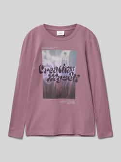 S.Oliver RED LABEL Regular fit shirt met lange mouwen van puur katoen met fotoprint