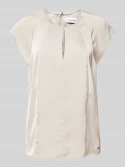 Calvin Klein Womenswear Blouseshirt met druppelvormige hals