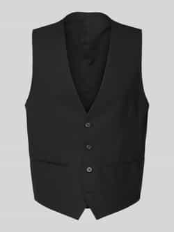 HECHTER PARIS Gilet met knoopsluiting en scheerwol