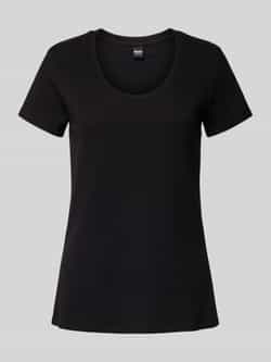 Boss Regular fit T-shirt van katoenmix