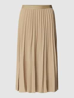 Tommy Hilfiger Plissérok FLUID TWILL PLEATED MIDI SKIRT