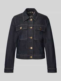 S.Oliver BLACK LABEL Regular fit jeansjack van katoenmix