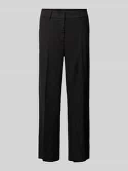 CAMBIO Regular fit stoffen broek met structuurmotief model 'FRANCOISE'
