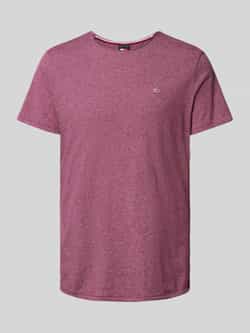 Tommy Jeans Geborduurd Logo T-Shirt Violets Purple Heren