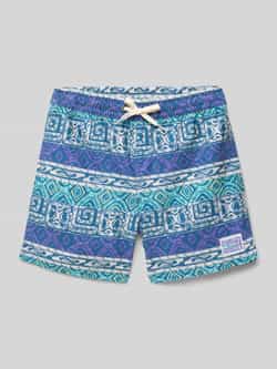 Quiksilver Straight leg zwembroek met labelpatch model 'SURFSLIK'