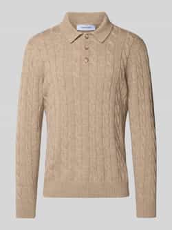 Gran Sasso Gebreide pullover van een mix van scheerwol en viscose met kasjmier