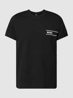 Boss T-shirt met labeldetail