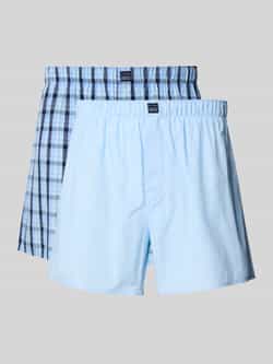 Christian Berg Men Boxershort met labelpatch in een set van 2 stuks