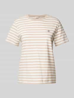 Gant T-shirt met labelstitching