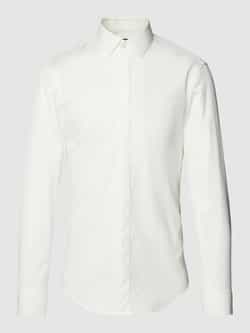 Jake*s Slim fit zakelijk overhemd met kentkraag